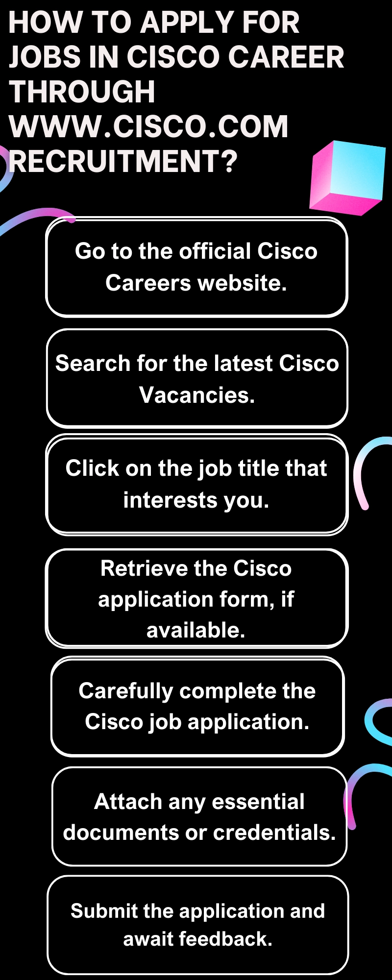 How to Apply for Jobs in Cisco Career through www.cisco.com recruitment?