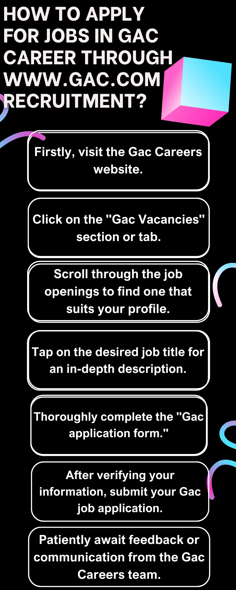 How to Apply for Jobs in Gac Career through www.gac.com recruitment?
