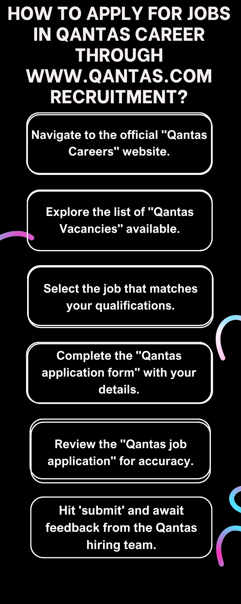 How to Apply for Jobs in Qantas Career through www.qantas.com recruitment_