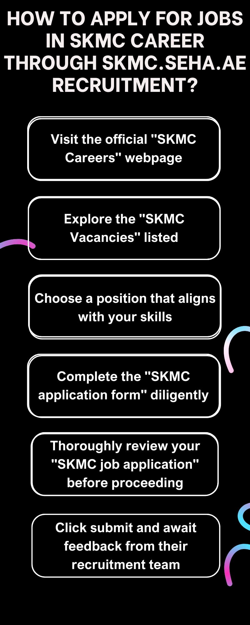 How to Apply for Jobs in SKMC Career through skmc.seha.ae recruitment?