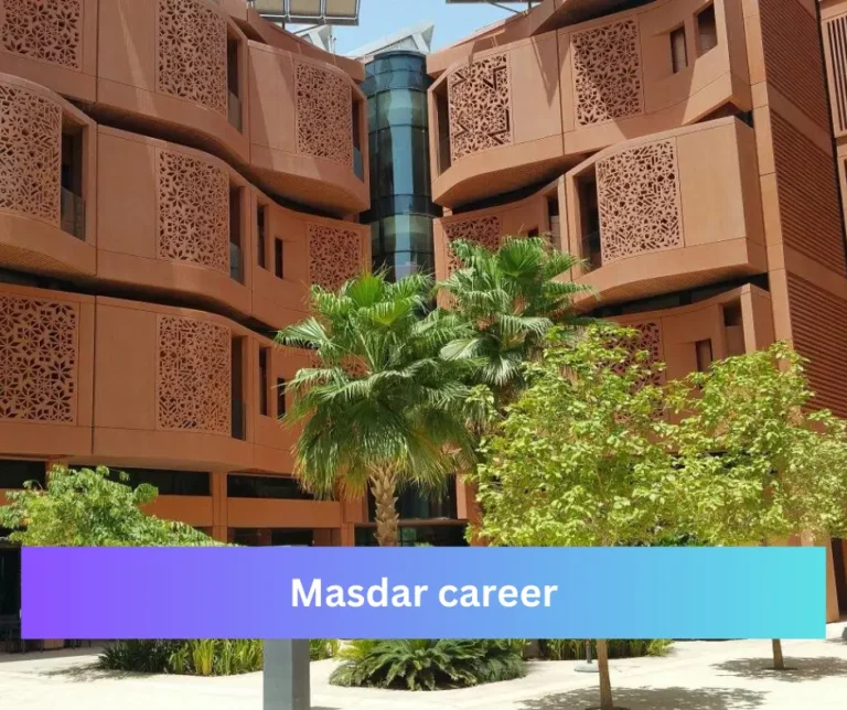 Masdar career